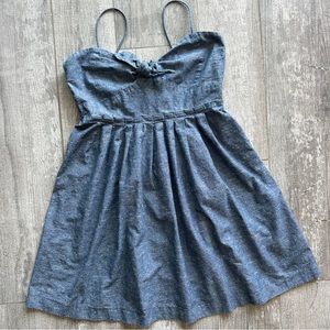 ♥️MADEWELL - DENIM CHAMBRAY TIE FRONT DRESS♥️